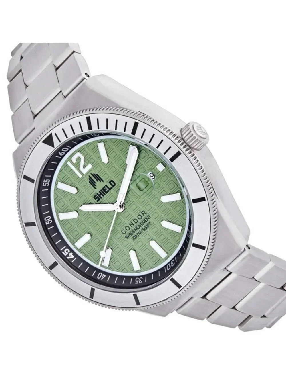 NWT Shield Condor Green Dial Men's Watch